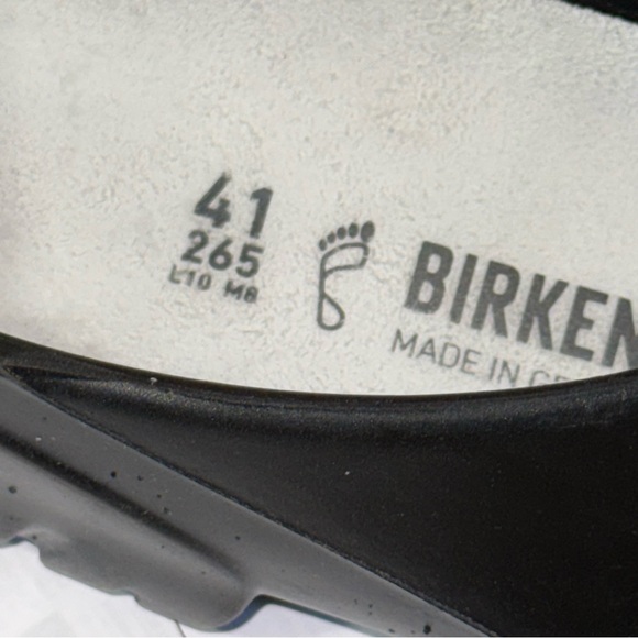 BIRKENSTOCK A640 Professional Polyurethane Non-Slip Black Clog Mens 8 Women’s 10 main image 6